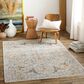 Surya Reina Denim, Light Gray, Cream, Tan, Mustard, Olive and Rust 5" x 7"5" Area Rug, , large
