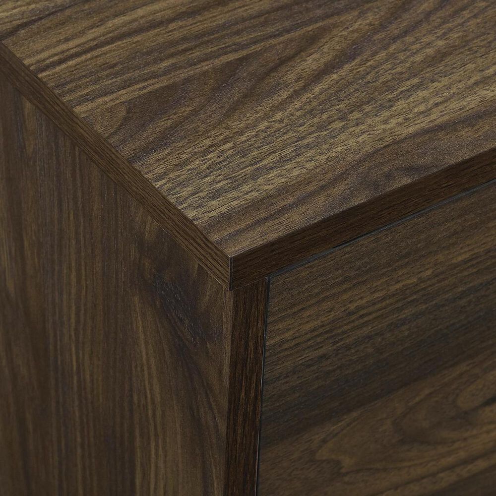 Walker Edison Nora 52&quot; TV Stand in Dark Walnut, , large
