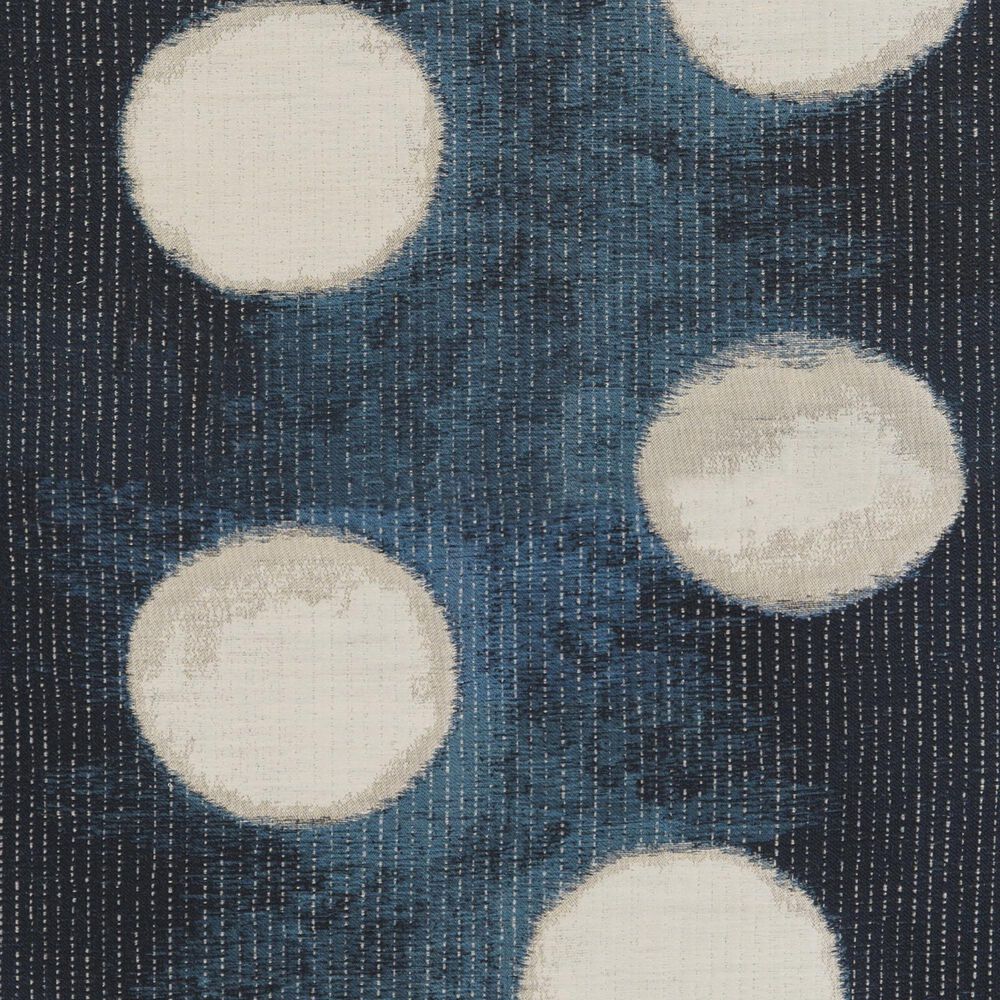 Ann Gish Eclipse 16" x 36" Lumbar Throw Pillow in Blue and Silver, , large