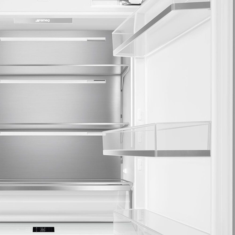 SMEG 19.8 Cu. Ft. Bottom Freezer Refrigerator in Panel Ready, , large