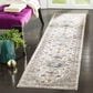 Safavieh Aria ARA160C 2" x 8" Cream and Multicolor Runner, , large