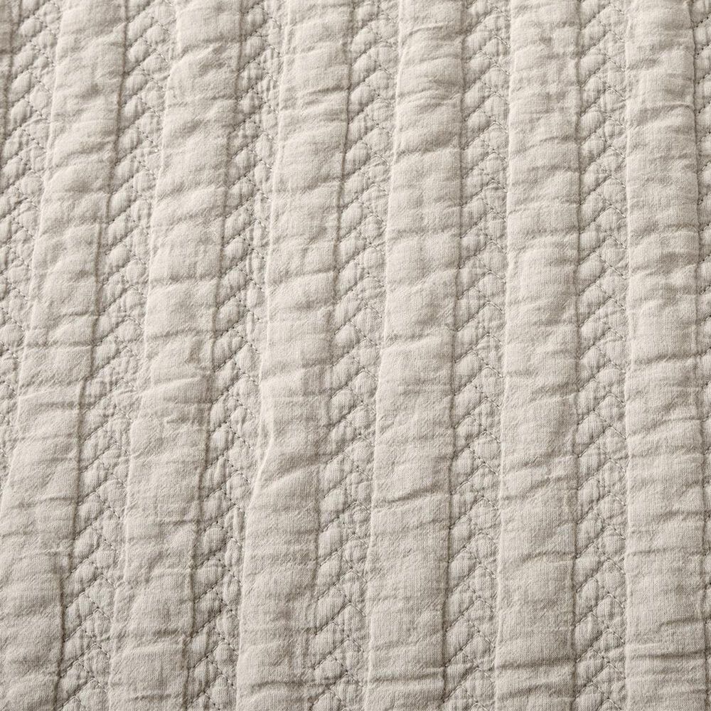 Levtex Wilhemina 3-Piece Full/Queen Quilt Set in Natural, , large