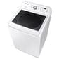 Samsung 4.5 Cu. Ft. Top Load Washer and 7.2 Cu. Ft. Electric Dryer Laundry Pair in White, , large