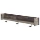 Ashley Neilsville Wall Mounted Coat Rack with Shelf in Gray and Brown, , large