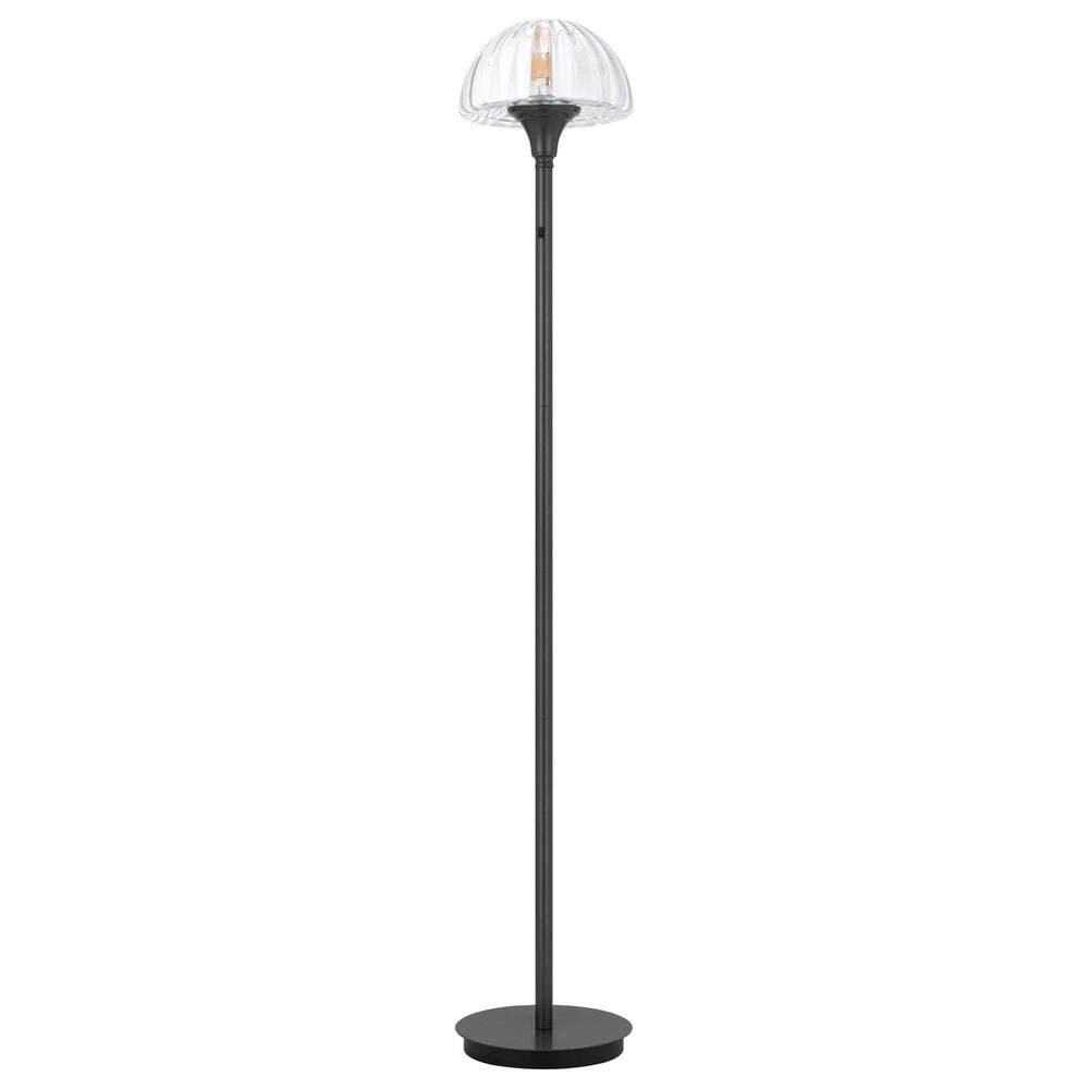 Cal Lighting Eleanor Floor Lamp in Charcoal Grey, , large