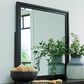 Ashley Kraeburn Bedroom Mirror in Satin Black, , large