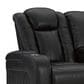 Ashley Caveman Den Power Reclining Loveseat with Console in Midnight, , large