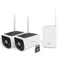 Swann MaxRanger4K Solar 2 Camera Security System in White, , large