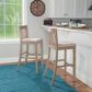 Linon Home Decor Torino Craftsman Bar Stool in Grey Wash, , large