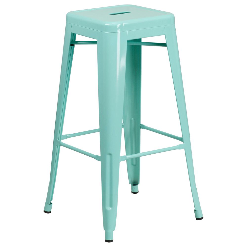 Flash Furniture 30" Barstool in Green, , large