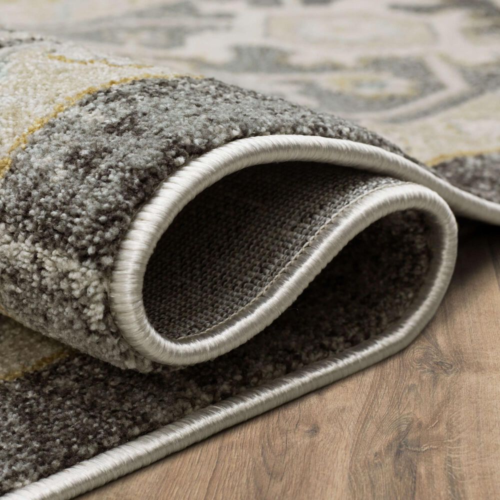Karastan Windemere Traditional 2&#39;6&quot; x 10&#39; Gray Runner, , large