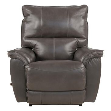 La-Z-Boy Norris Leather Manual Rocker Recliner in Shitake, , large