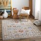 Surya Reina REN-2306 Light Gray, Cream, Denim, Rust, Mustard and Olive 5" x 7"5" Area Rug, , large