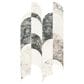 Dal-Tile Gamma Illusive 8"" X 19"" ARCHWAY Natural Stone Mosaic Sheet, , large