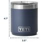 YETI Rambler 10 Oz Stackable Lowball with MagSlider Lid in Rescue Red, , large
