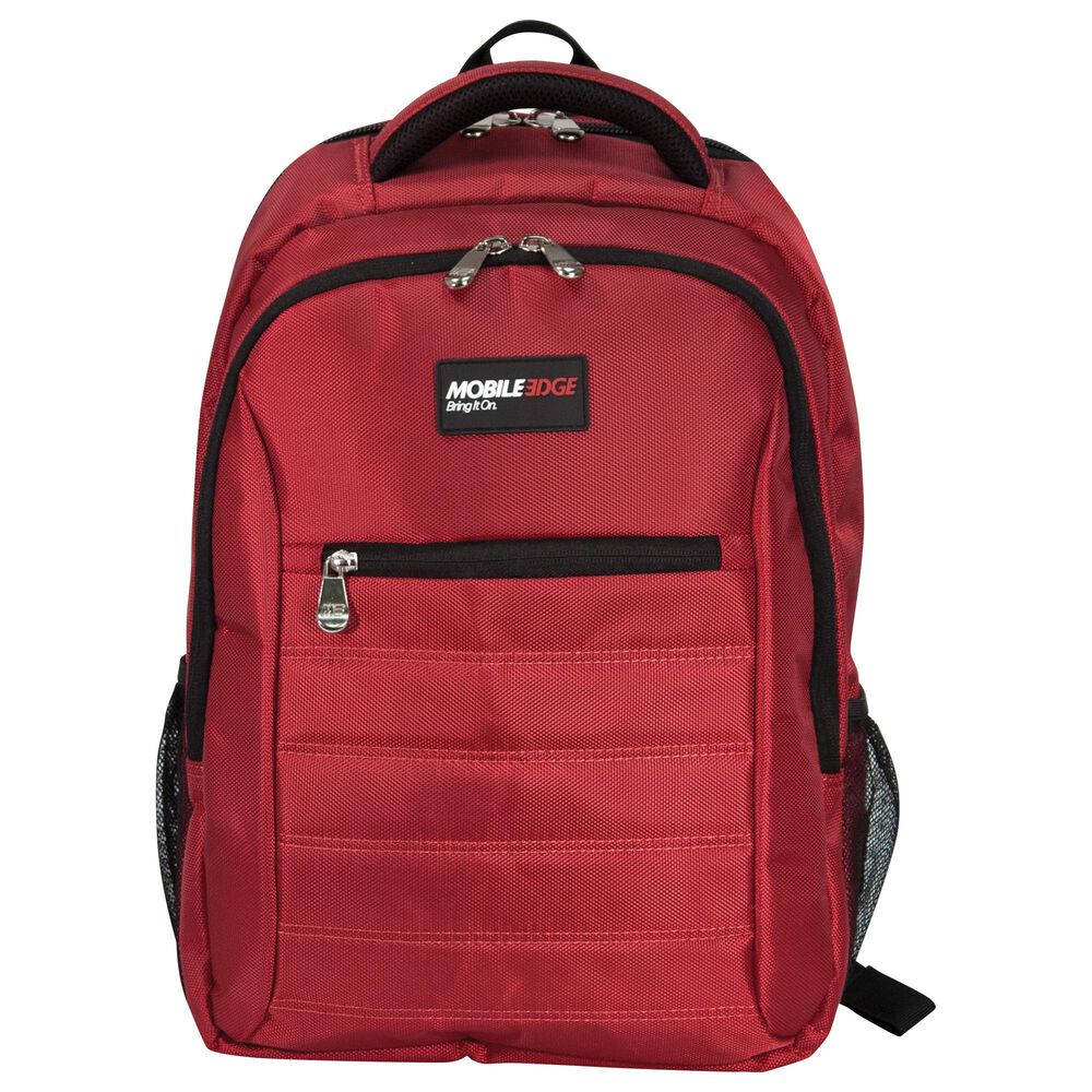 Mobile Edge SmartPack 15.6" Backpack in Crimson Red and Black, , large