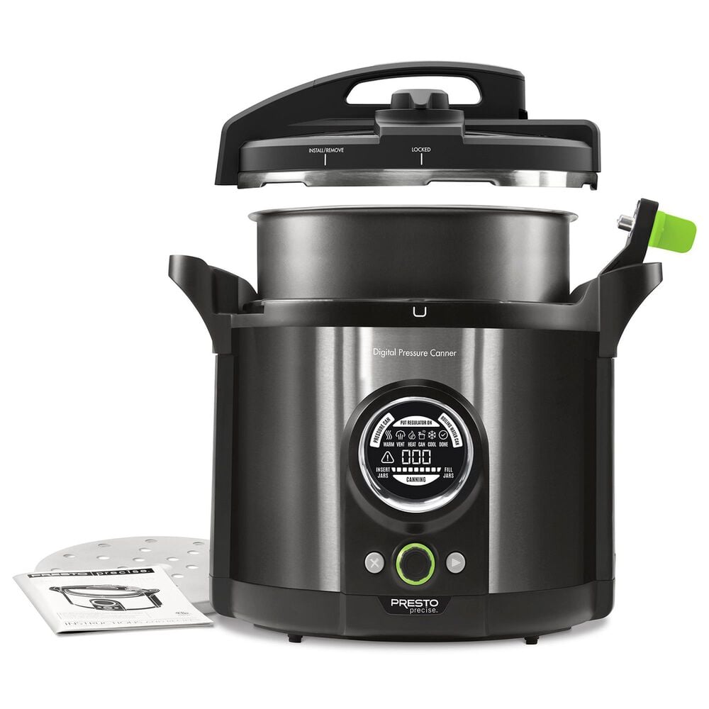 Presto 12-Quart Digital Pressure Canner in Black