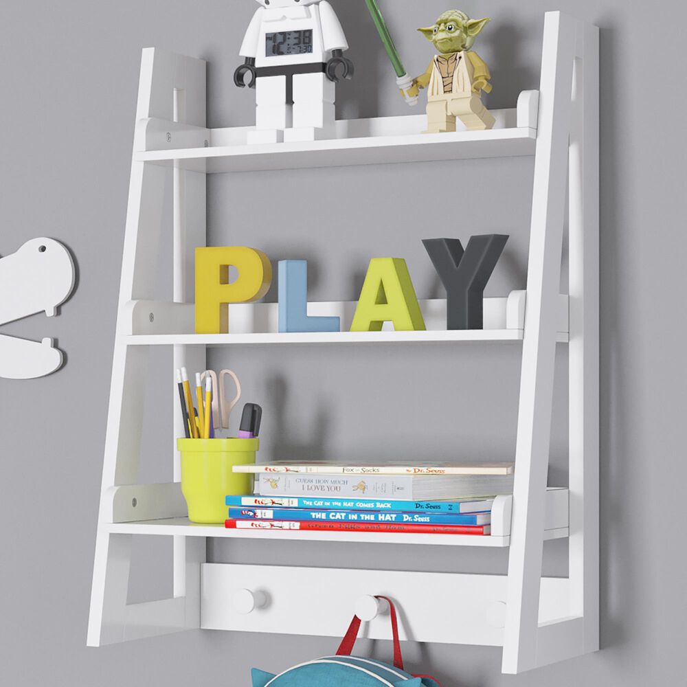 RiverRidge Home Kids Wall Shelf in White, , large
