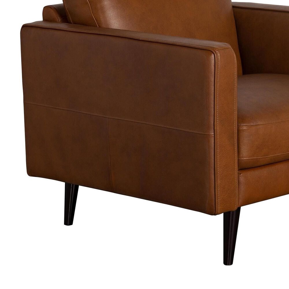 Natuzzi Editions Destrezza 3-Piece Stationary Living Room Set in Brandy, , large