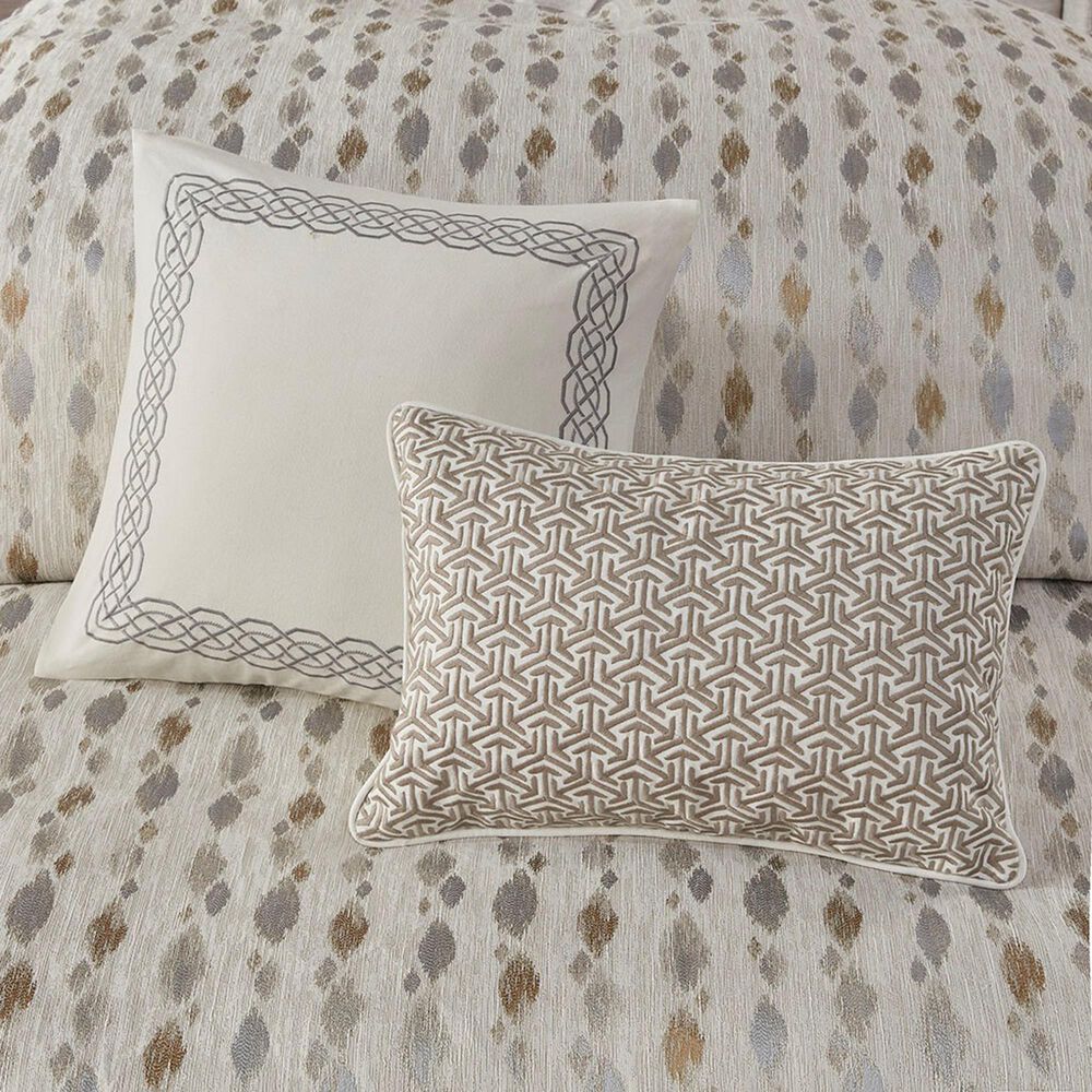 Hampton Park Sanctuary 9-Piece King Comforter Set in Taupe, , large