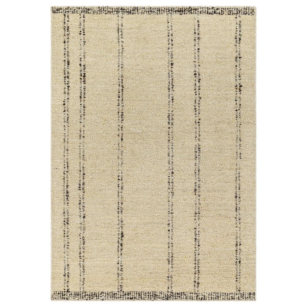 Surya Machu Picchu 5" x 7"6" Cream, Ivory, Dark Brown, Charcoal, Black and Light Gray Area Rug, , large
