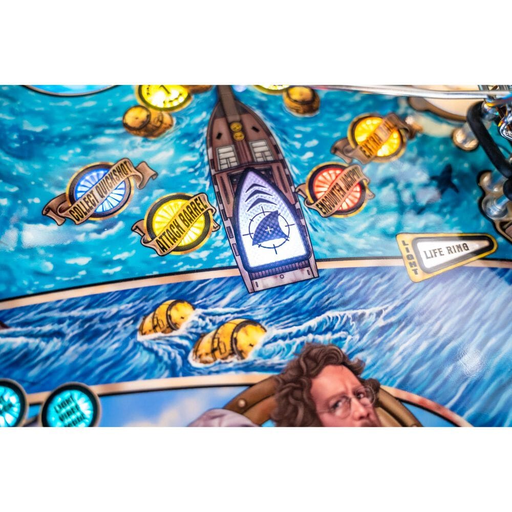 Stern Pinball Jaws Pro Premium Edition Pinball Machine, , large