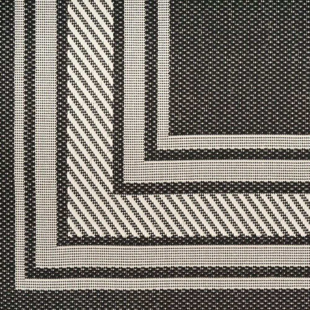 Nourison Horizon HOZ03 Black 4&#39; x 6&#39; Indoor/Outdoor Area Rug, , large