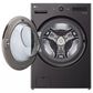 LG 5.0 Cu. Ft. Washer and Electric Dryer Laundry Pair in Black, , large