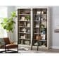 Wycliff Bay Toulouse Bookcase in Aged White and Warm Gray without Ladder, , large
