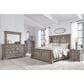 Millenium Blairhurst 5-Piece Queen Panel Bedroom Set in Light Grayish Brown with Lights and USB Ports, , large