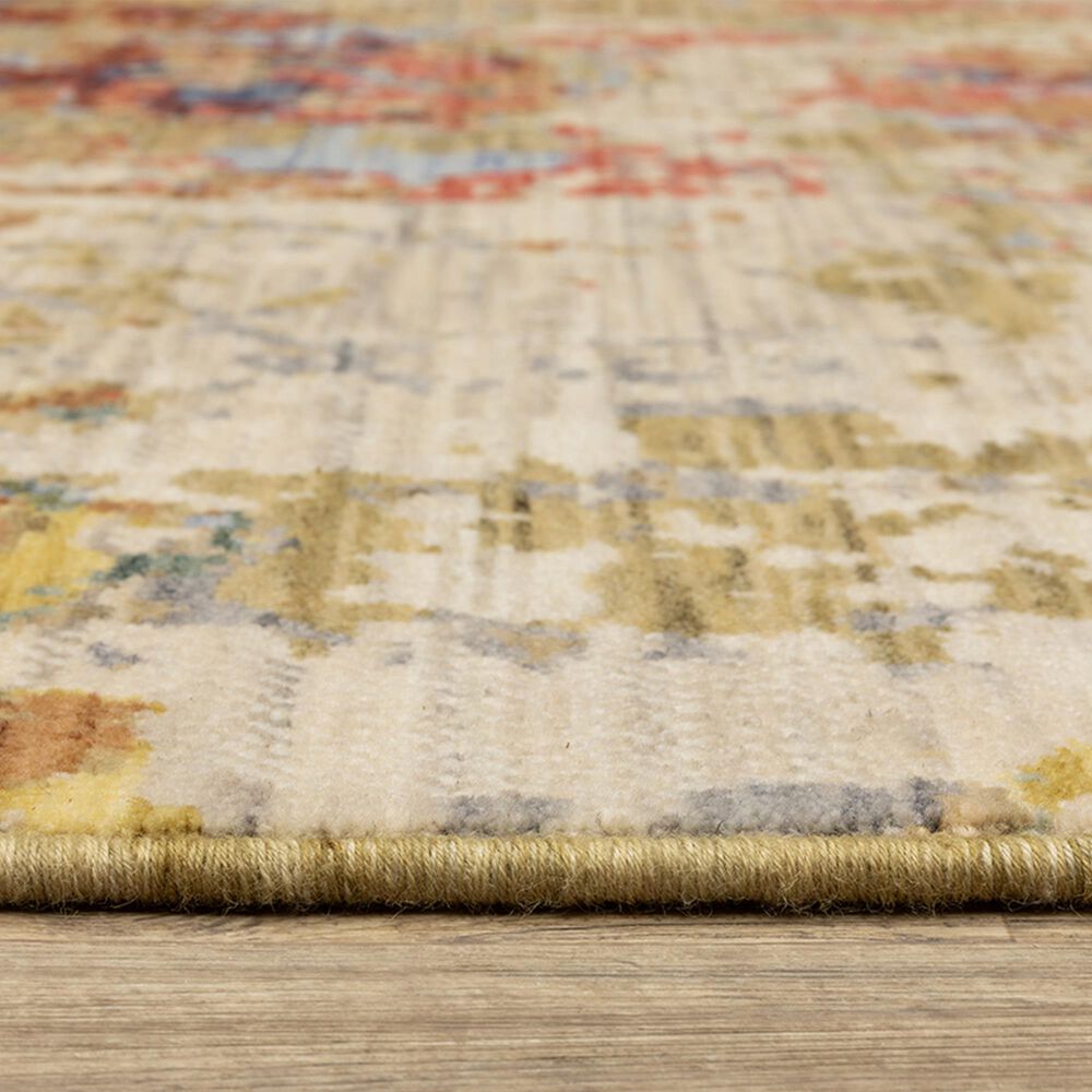 Oriental Weavers Soleri 6&#39;7&quot; x 9&#39;6&quot; Beige and Multicolor Area Rug, , large