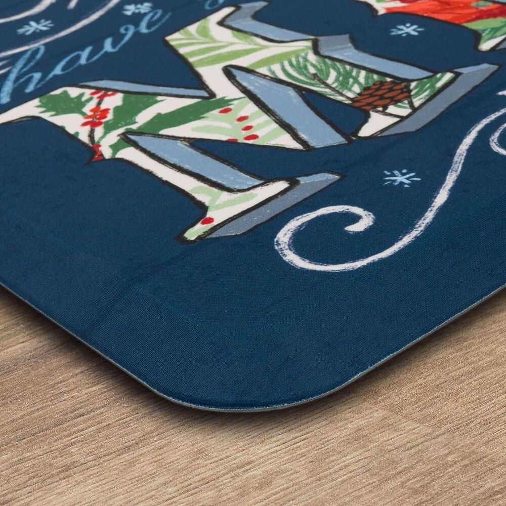 Mohawk Dri-Pro Deluxe Holiday Joy Merry 1&#39;6&quot; x 2&#39;6&quot; Multicolor Door Mat, , large