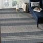 Amer Rugs Maryland 5"3" x 8" Blue and Ivory Area Rug, , large