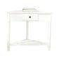 Safavieh Gomez Corner Table With Storage Drawer in Distressed Cream, , large
