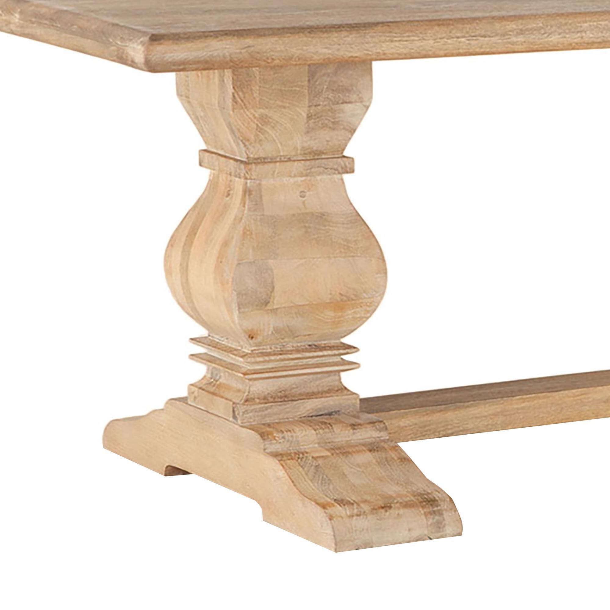 Antique oak rectangular clearance dining table