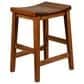 Archbold Furniture Saddle Counter Stool in Walnut, , large
