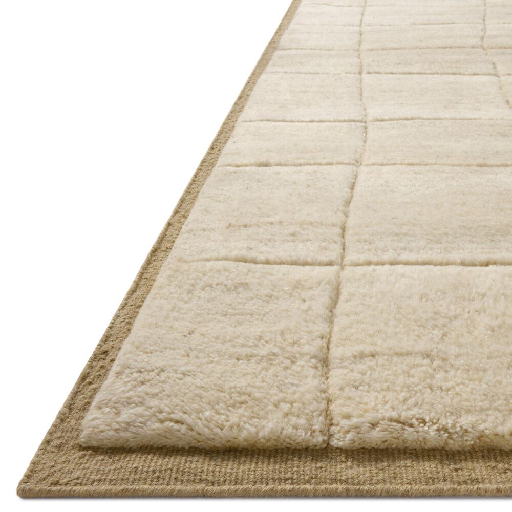 Loloi Bracken Natural and Ivory 7'9" x 9'9" Area Rug, , large