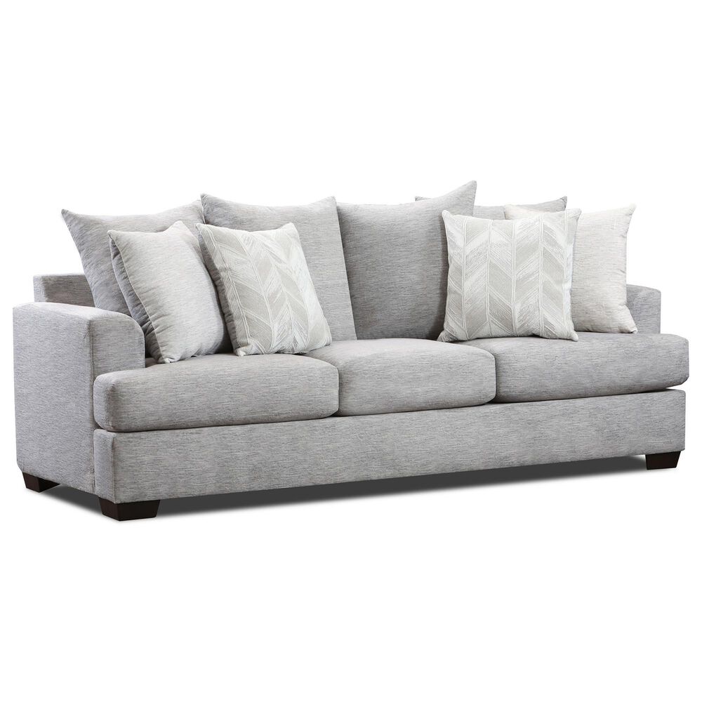 Northwestern Leia Stationary Sofa in Pewter, , large