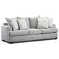 Northwestern Leia Stationary Sofa in Pewter, , large