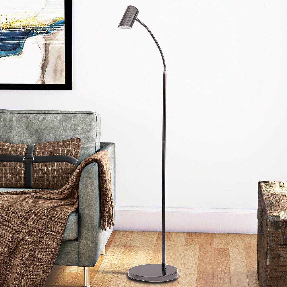 Lite Source Thea Floor Lamp in Gunmetal, , large