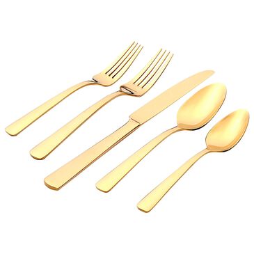 Oneida Aptitude 20-Piece Flatware Set in Champagne, , large