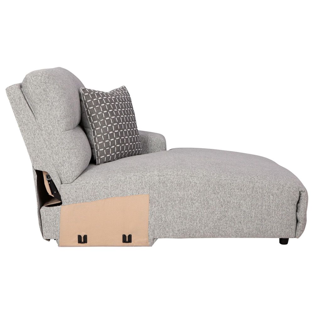 Ashley Acklen Place 3-Piece Power Right Facing Reclining Sectional with Chaise in Pewter, , large
