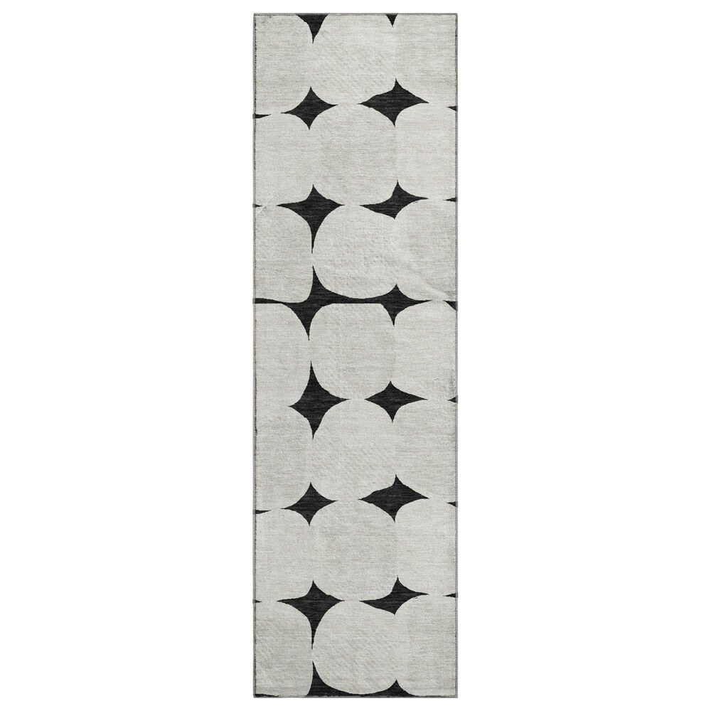 Dalyn Rug Company The Reserve TR16 Black 2"3" x 7"6" Indoor/Outdoor Runner, , large