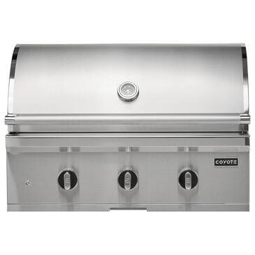 Coyote Outdoor 34" C-Series 3-Burner Liquid Propane Gas Grill  in Stainless Steel, , large
