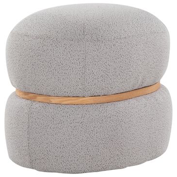 Lumisource Cinch Pouf Ottoman in Grey, , large