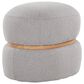 Lumisource Cinch Pouf Ottoman in Grey, , large