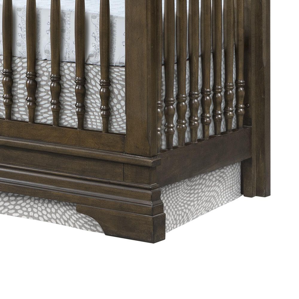 Eastern Shore Olivia Curved Top 4-In-1 Crib in Rosewood, , large