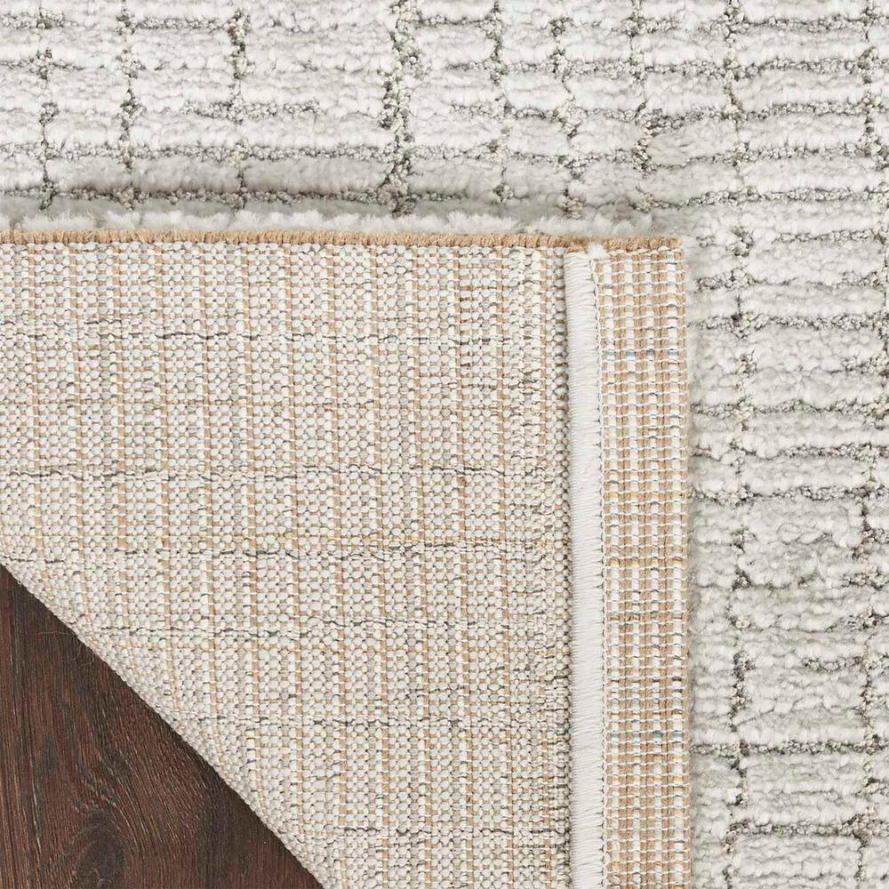 Nourison Andes 6&#39; x 9&#39; Silver Area Rug, , large
