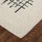Feizy Maddox 8" x 10" Ivory and Charcoal Area Rug, , large