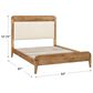 Archbold Furniture Warren Queen Platform Bed in Warm Harvest, , large